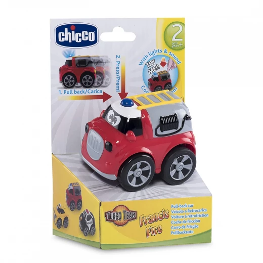 Chicco Toy Turbo Team Workers Fire Truck