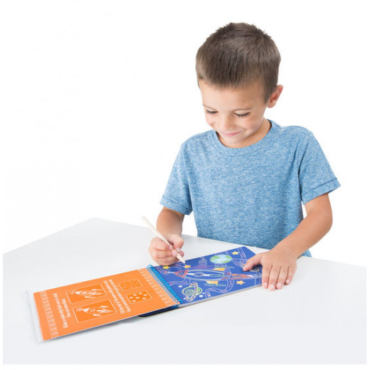 Melissa & Doug On the Go Scratch Art Color Reveal Pad - Vehicles