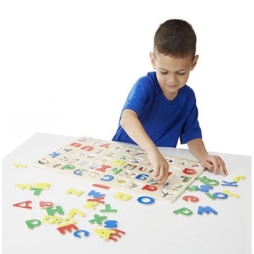 Melissa & Doug Upper & Lower Case Alphabet Puzzle