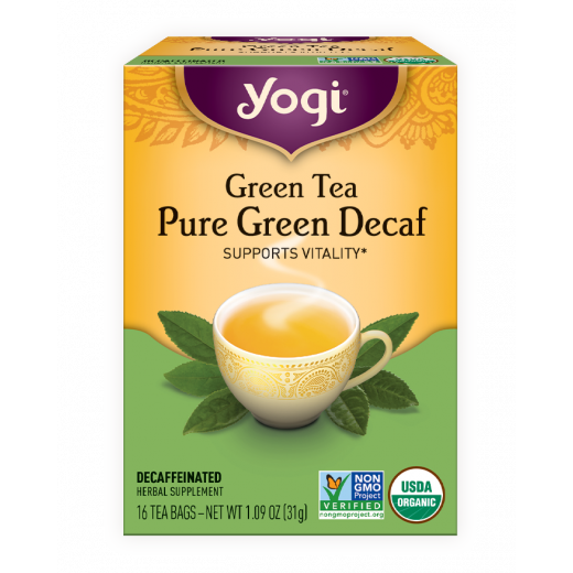 Yogi Tea, Green Tea  Pure Green Decaf - 31g