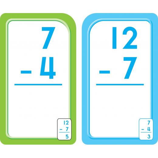 School Zone - Subtraction 0-12 Flash Cards