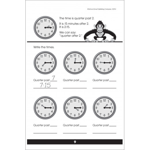 School Zone - Tell Time ages 6-8 a little get ready