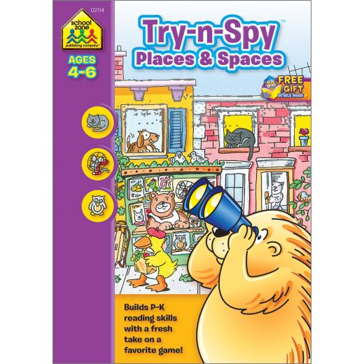 School Zone - Try n Spy Places and Spaces ages 4-6