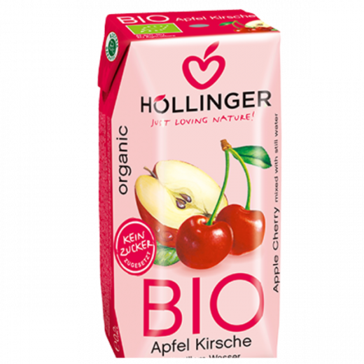 Hollinger Organic Apple Cherry Juice 200ml