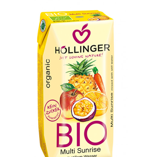 Hollinger Organic multi sunrise Juice 200ml