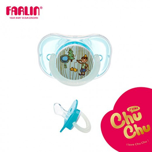 Farlin - Chu Chu Pacifier Medium Blue 6+