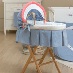 Funna Moses Basket Marine  Blue