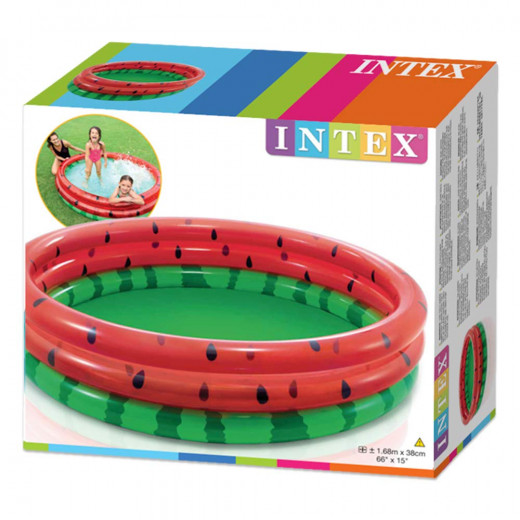 Intex Watermelon Pool / 3 Rings 168cm x 38cm