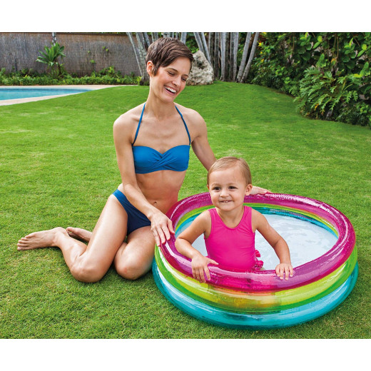 Intex - Pool Baby Rainbow, 86 x 25 cm