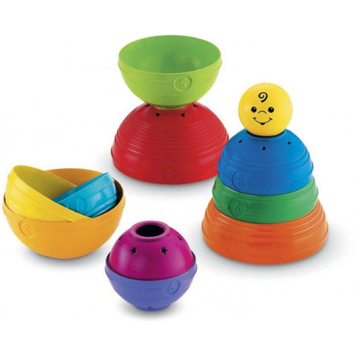 Fisher-Price Toy Stack and Roll Cups