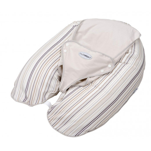 Candide Multirelax Pillow Stripes, Brown