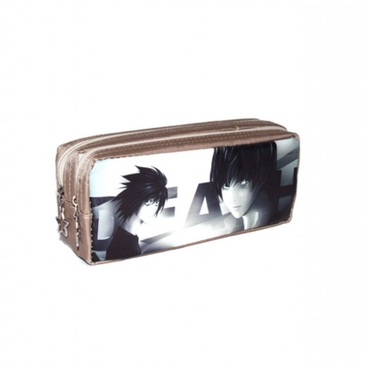 Rectangle Anime Pencil Case, Brown