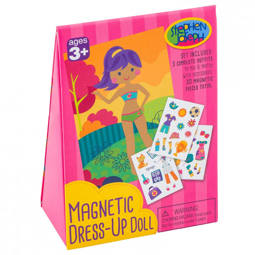 Stephen Joseph Magnetic Dress-Up Doll Girl