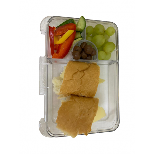 Bento Lunch Box 6 Compartment, Leak Proof, Blue