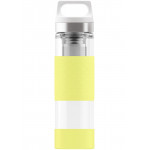 SIGG Thermo Flask Hot & Cold Glass Ultra Lemon Bottle 0.4 L