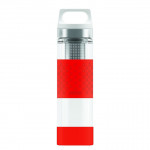 SIGG Thermo Flask Hot & Cold Glass Red Bottle 0.4 L