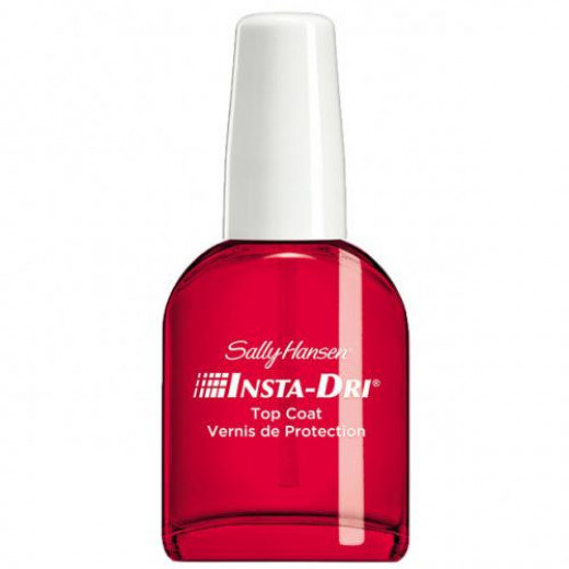 Sally Hansen Insta-Dri Topcoat Clear, 13.3 ml