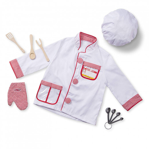 Melissa & Doug Chef Role Play Costume Set, 3-6 years