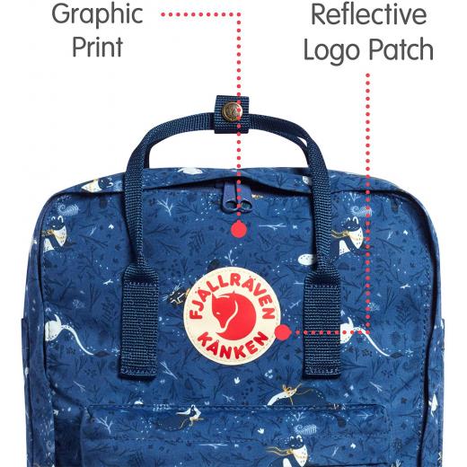 Fjallraven - Kanken Art Special Edition Backpack for Everyday, Blue Fable