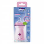 Chicco Natural Feeling Baby Bottle +6 months, 330 ml, Pink