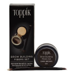 Toppik Brow Building Fiber Set, Dark Brown, 1 Each