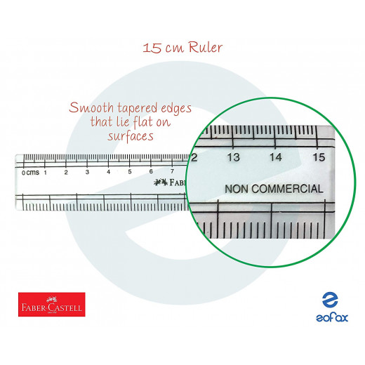 Faber Castell | Plastic Ruler | 30 cm