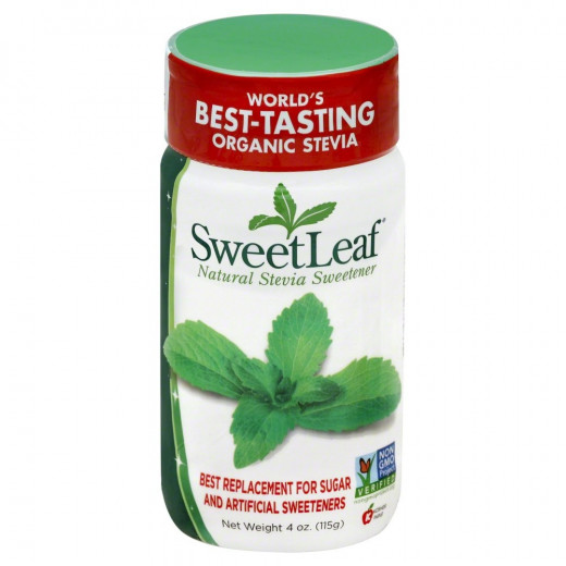 SweetLeaf Powder Shaker Stevia Sweetner 115g