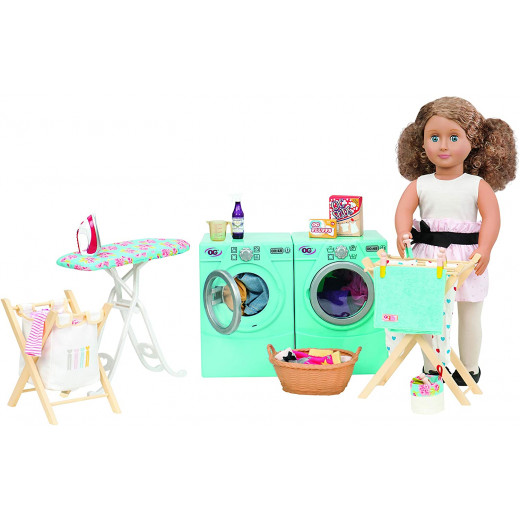 Our Generation Tumble and Spin Laundry Accessory Set
