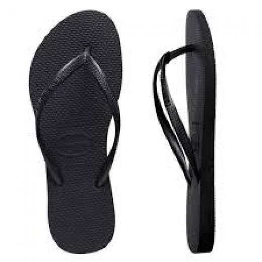 Havaianas Slim Steel Flip Flop, Black Color