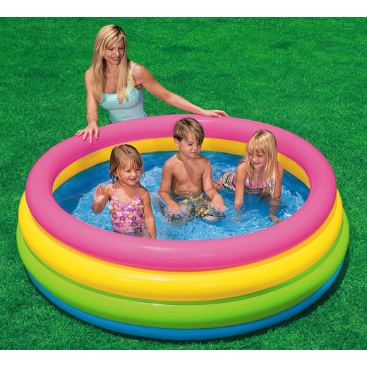 Intex Sunset Glow Swimming Pool, 168 cm X 46 cm