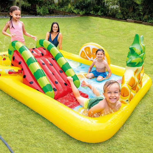 Intex Play Center Swimming Pool, Fruity Design, 2.44 x 1.91 x 0.91 Meters