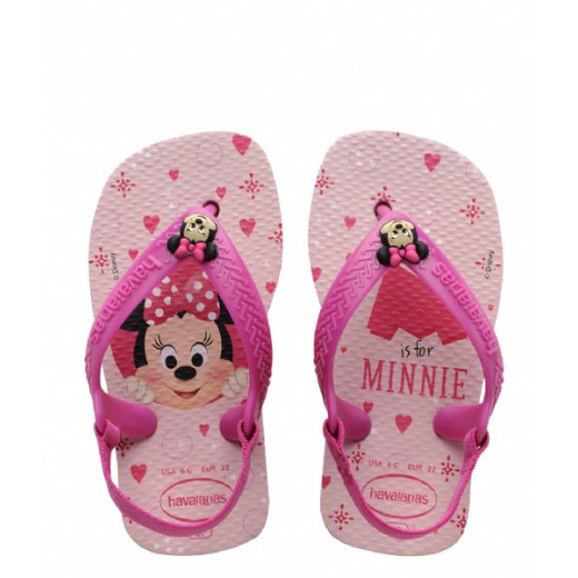 Havaianas Disney Classics Baby Pink Flip Flop, 23/24