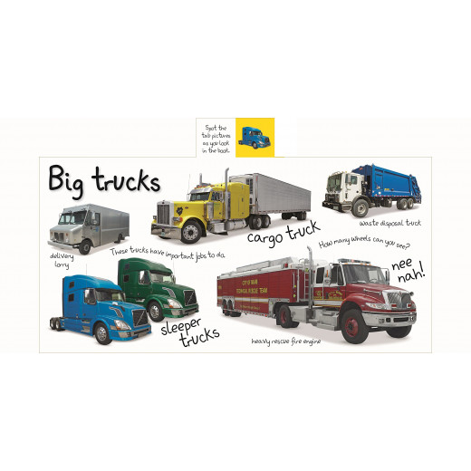 My First Trucks and Diggers Let's Get Driving Board book