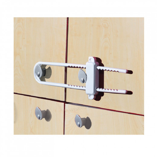 Babyjem sliding cabinet lock white