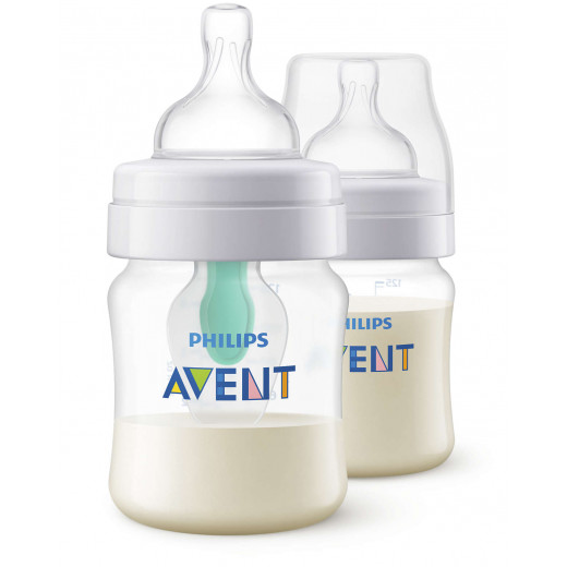 Philips Avent - Pack Of 2 AirFree Anti Colic Bottles - 125 Ml