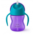 Philips Avent Straw Cups 200 ml, Purple