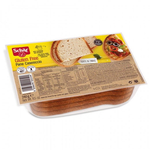 Schar Gluten Free Pane Casereccio, Sliced, 240 Gram