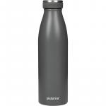 Sistema Stainless Steel Bottle 500ml - Grey