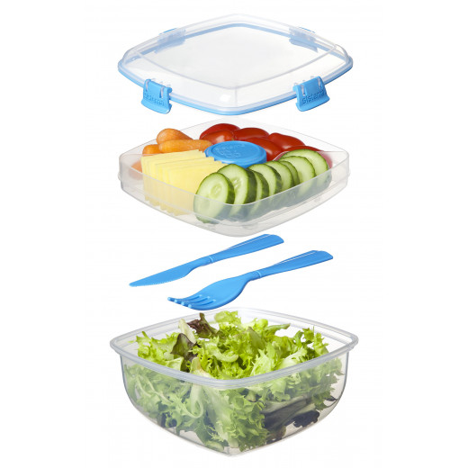 Sistema Salad To Go 1.1L, Blue