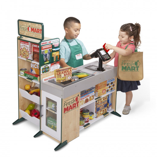 Melissa & Doug Fresh Mart Grocery Store Multi-colors