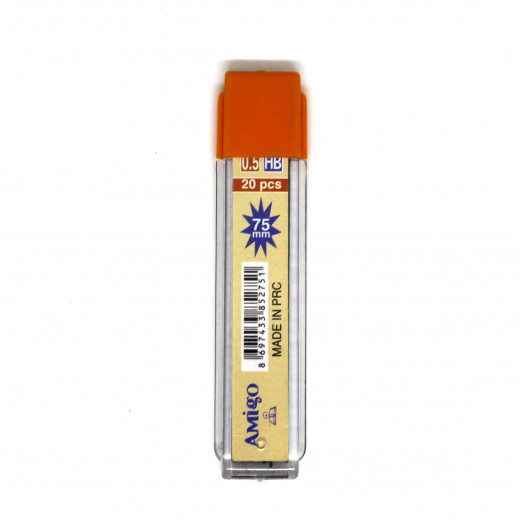 Amigo Pencil leads 0.5 60mm lead thickness HB Office / stationery 20x each