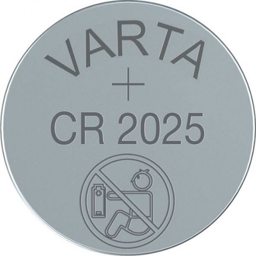 Varta VARTA-CR2025-BP 165mAh 3V Lithium Primary Coin Cell Battery