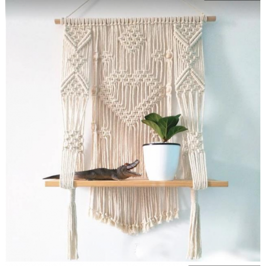 Tala's Made Macrame Shelf Wall Hanger 50*100 cm
