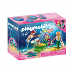 Playmobil Family With Shell Stroller 18 Pcs For Children