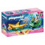 Playmobil King Of The Sea With Shark Carriage 19 Pcs For Children