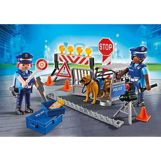 Playmobil  Police Roadblock For Children