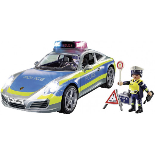 Playmobil Porsche 911 Carrera 4s Police 48 Pieces For Children