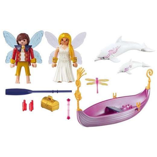 Playmobil Romantic Fairy Boat 27 Pieces For Children