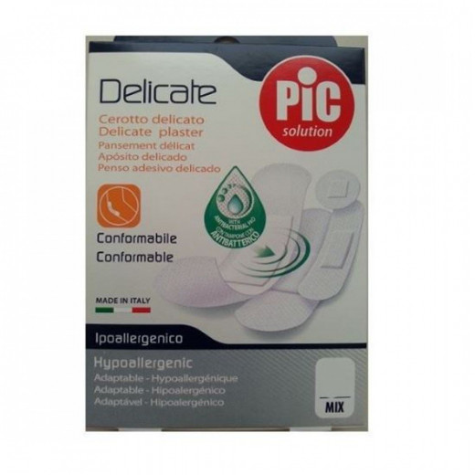 Pic Delicate Mix Plaster Various Sizes 40 Plasters
