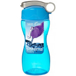 زجاجة ماء بلاستيك من سيستيما، 475 مل ، أزرق